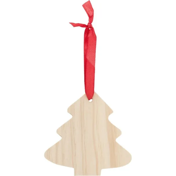  Christmas hanger "Christmas tree" light brown