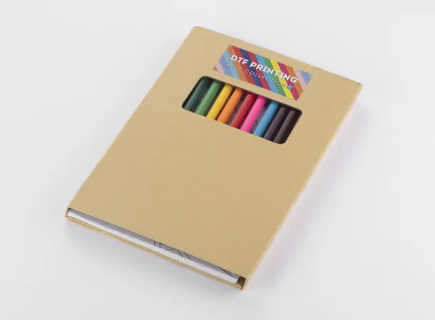 BETSO Coloring book with crayons Beige