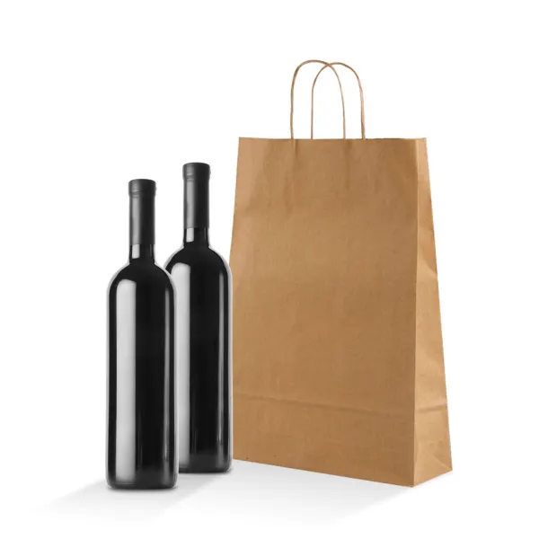 NATURE DUO paper bag for wine bottle