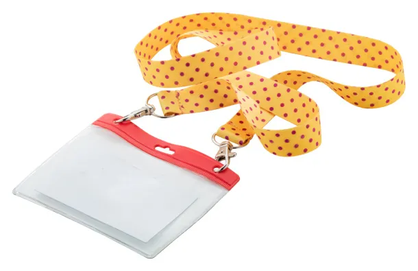 Subyard Double RPET custom sublimation lanyard White