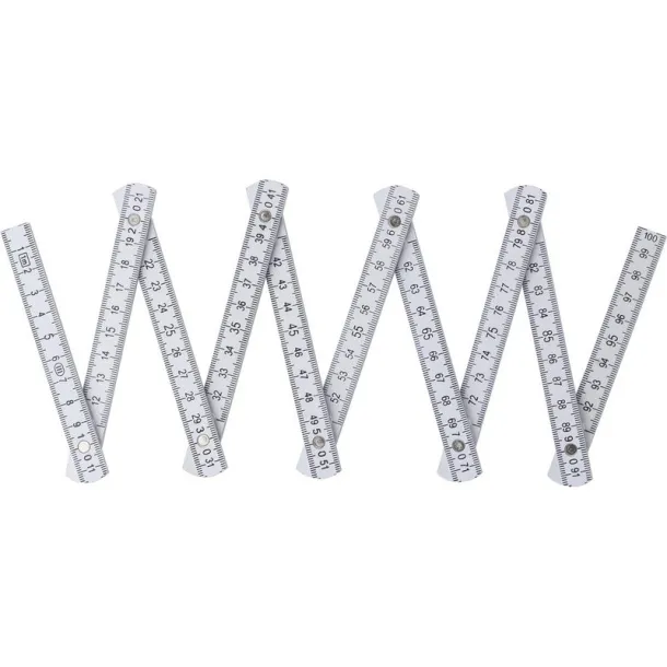  Sklopivi metar 1m Bijela