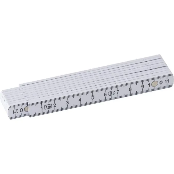  Folding meter 1m white