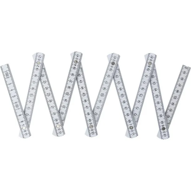  Sklopivi metar 1m Bijela