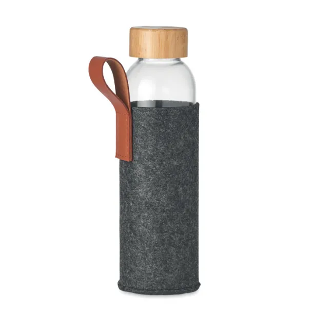 THAI Glass bottle 500 ml stone grey