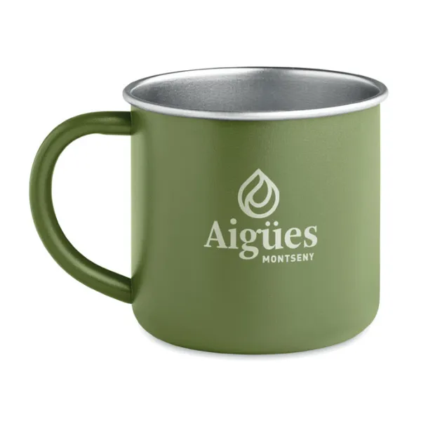 CARIBU Recycled stainless steel mug Dark green