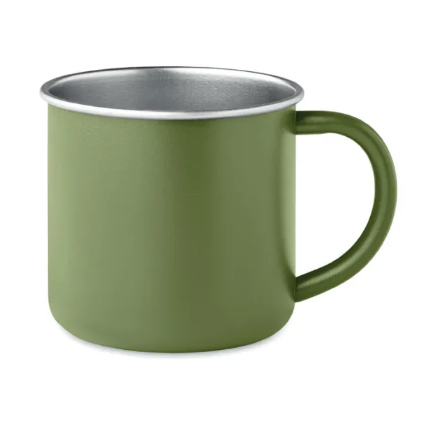 CARIBU Recycled stainless steel mug Dark green