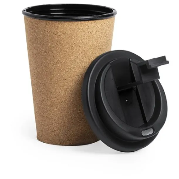  Cork travel mug 350 ml with lid neutral