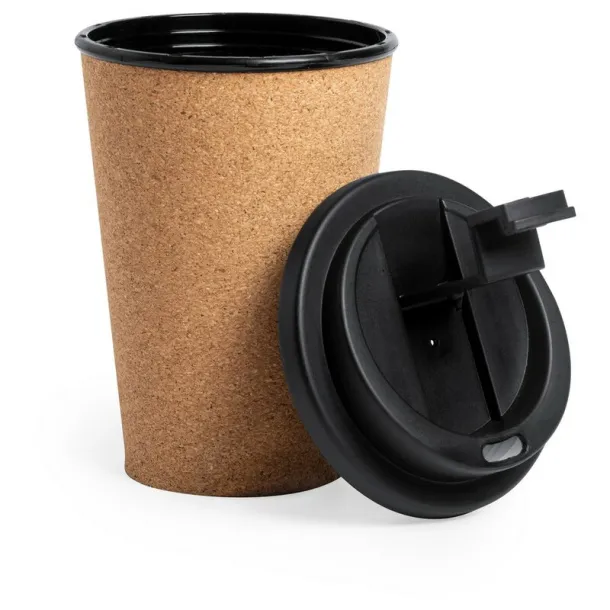  Cork travel mug 350 ml with lid neutral