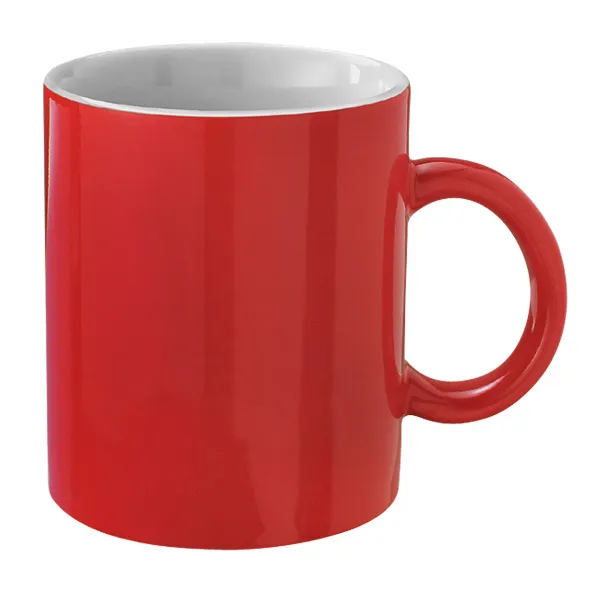 Bergen mug Red White