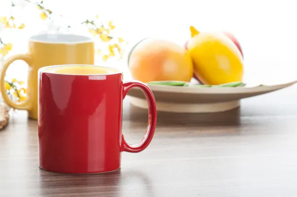 Bergen mug Red White