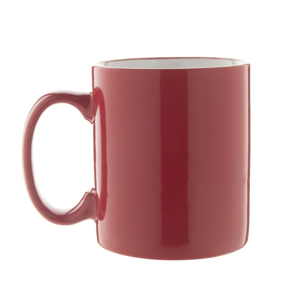 Bergen mug Red White