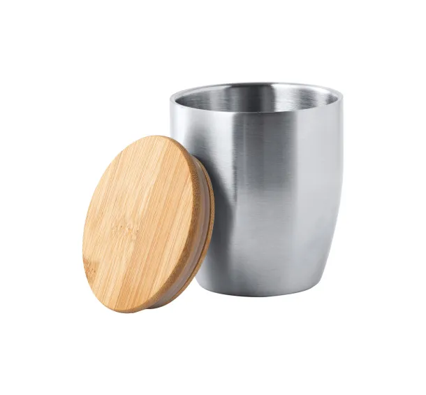 Zasel stainless steel mug Silver Natural