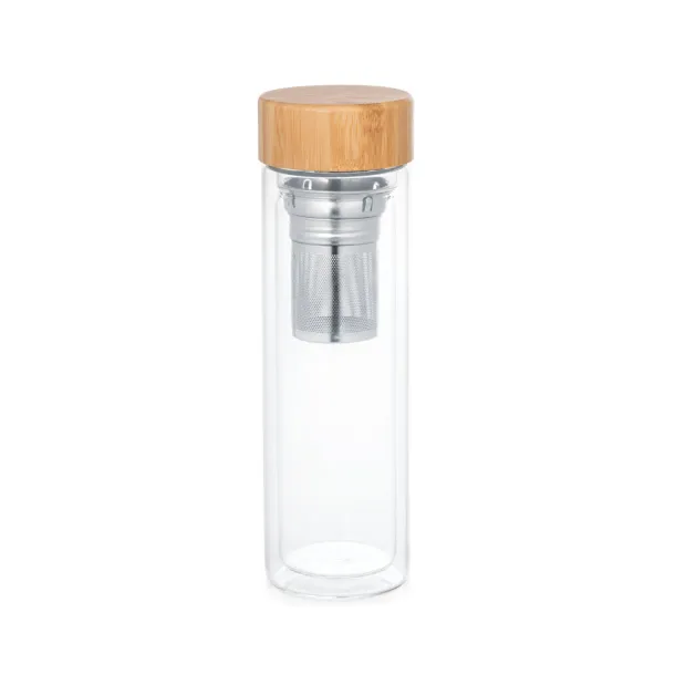 MAKAROVA Bottle with infusers 490 ml Natural