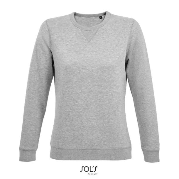  SOL'S SULLY WOMEN - ROUND-NECK SWEATSHIRT - SOL'S Grey Melange