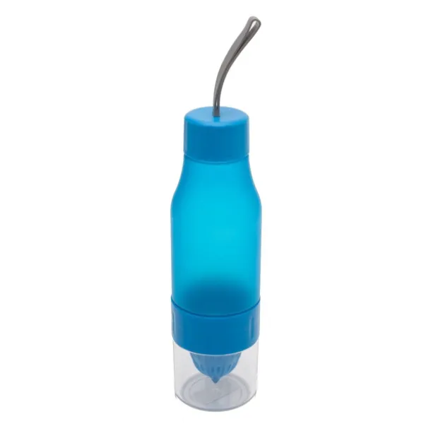 DELIGHT sports bottle 600 ml with juicer Light Blue