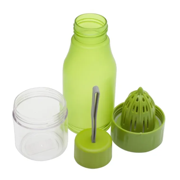 DELIGHT sports bottle 600 ml with juicer Green