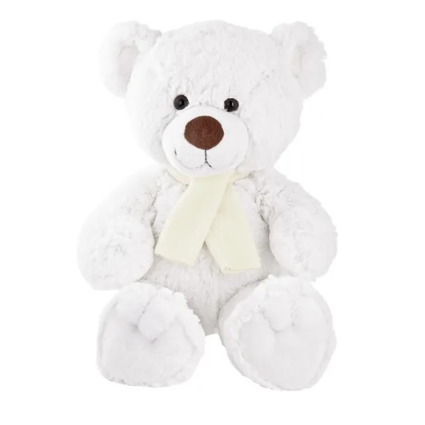 Monty White Plush teddy bear Bijela