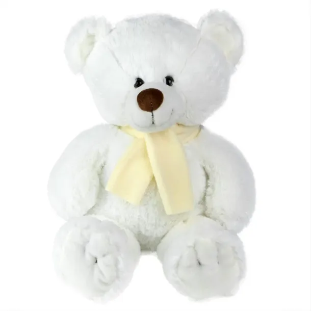 Monty White Plush teddy bear white