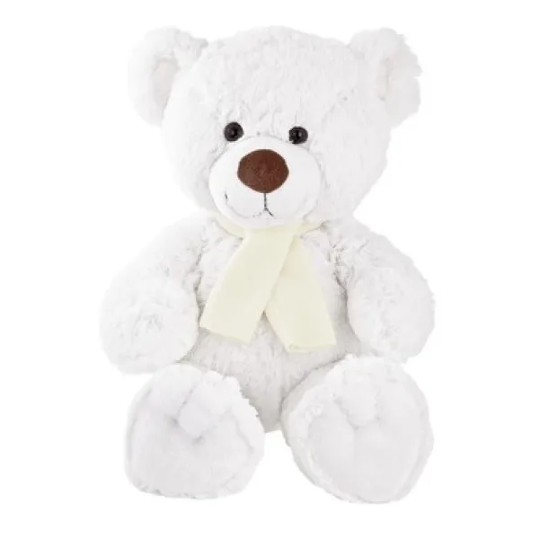 Monty White Plush teddy bear Bijela