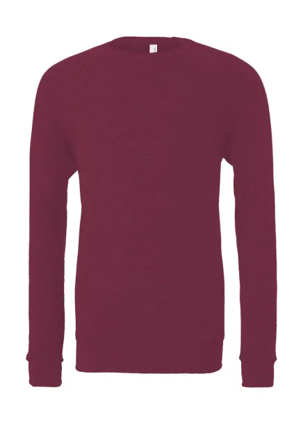  Unisex pulover s okruglim izrezom, 280 g/m² - Bella+Canvas Maroon