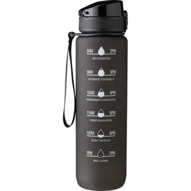  RPET sports bottle 1000 ml Crna