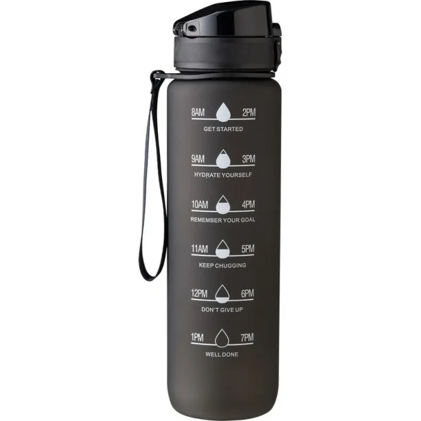  RPET sports bottle 1000 ml Crna