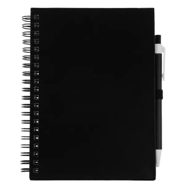  Notebook approx. A5 with ball pen black