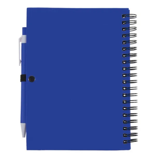  Notebook approx. A5 with ball pen blue