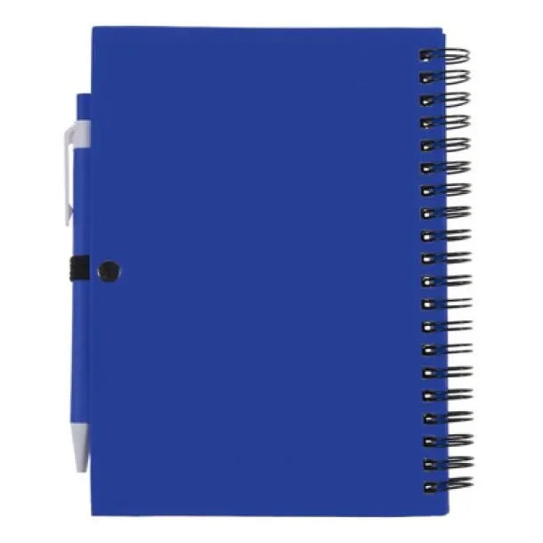  Notebook approx. A5 with ball pen blue