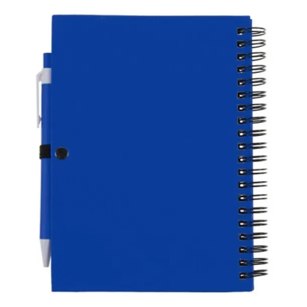  Notebook approx. A5 with ball pen blue