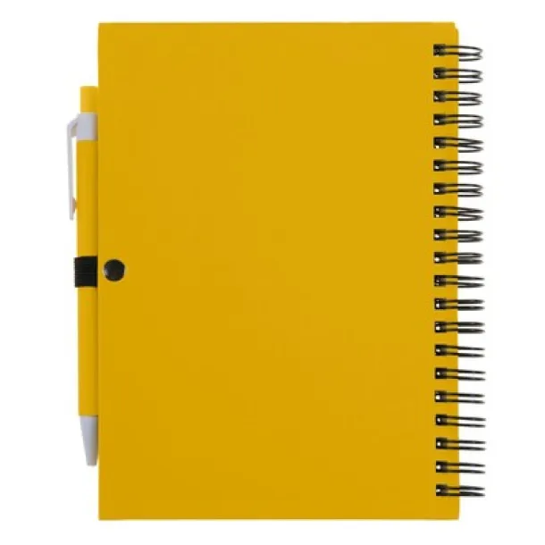  Notebook approx. A5 with ball pen yellow