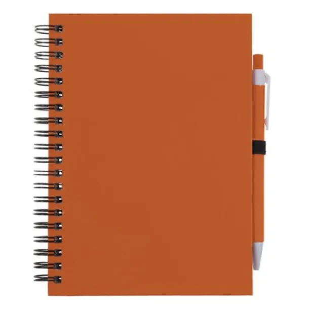  Notebook approx. A5 with ball pen orange