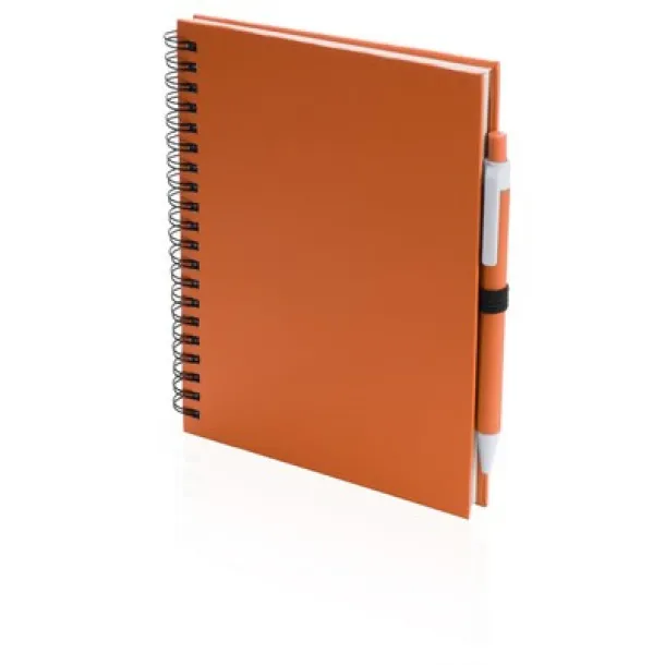  Notebook approx. A5 with ball pen orange