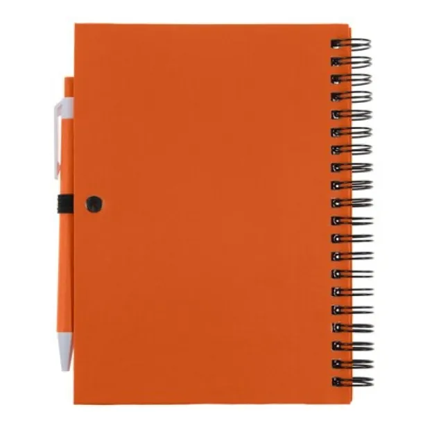  Notebook approx. A5 with ball pen orange