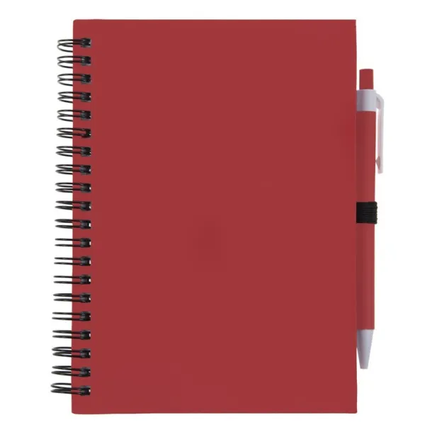  Notebook approx. A5 with ball pen red