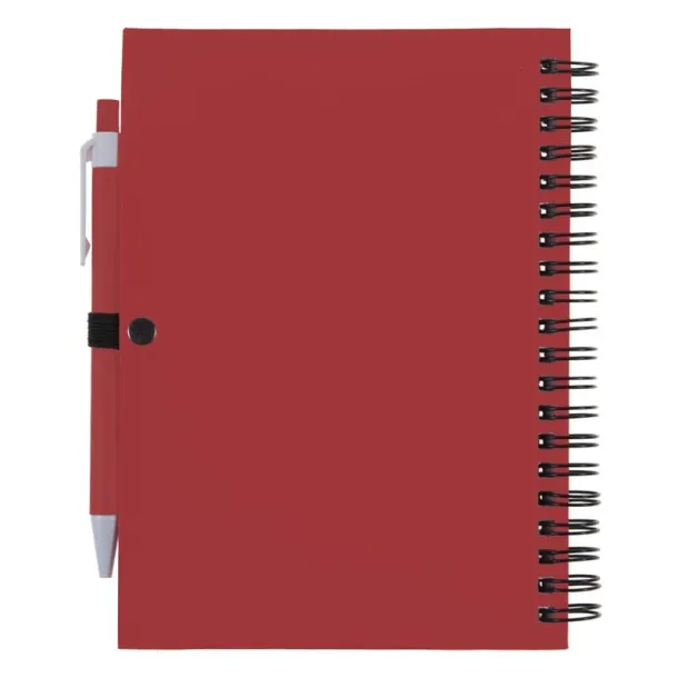  Notebook approx. A5 with ball pen red