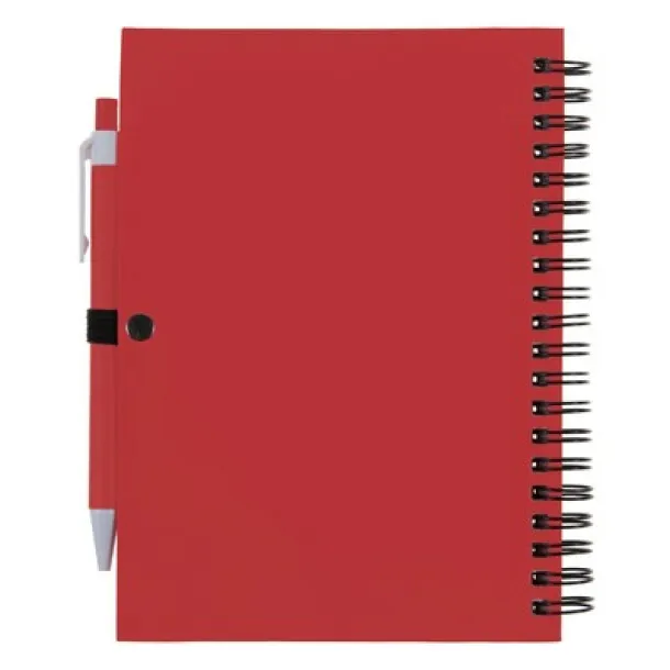  Notebook approx. A5 with ball pen red