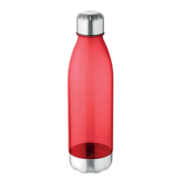 ASPEN Milk shape 600 ml bottle transparent red