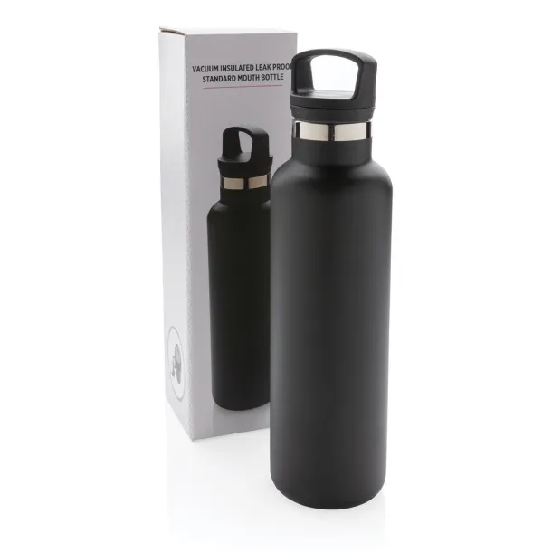  Vacuum insulated leak proof standard mouth bottle - XD Collection Black 