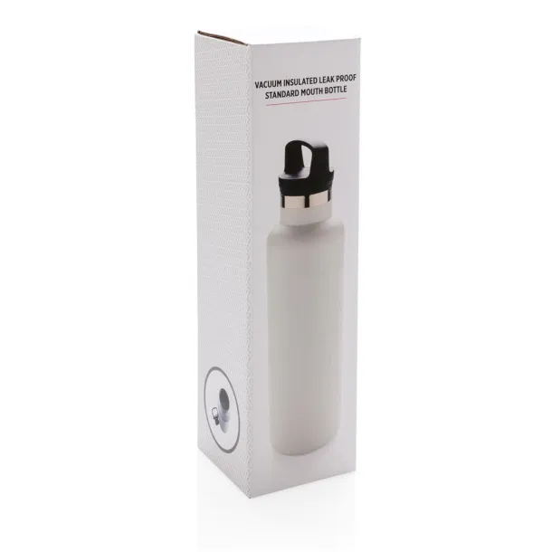  Vacuum insulated leak proof standard mouth bottle - XD Collection Mist white 