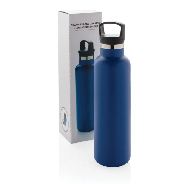  Vacuum insulated leak proof standard mouth bottle - XD Collection Blue 