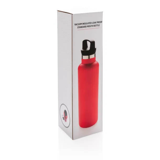  Vacuum insulated leak proof standard mouth bottle - XD Collection Red 