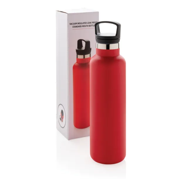  Vacuum insulated leak proof standard mouth bottle - XD Collection Red 