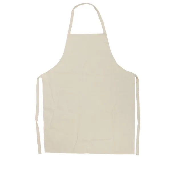  Cotton kitchen apron beige