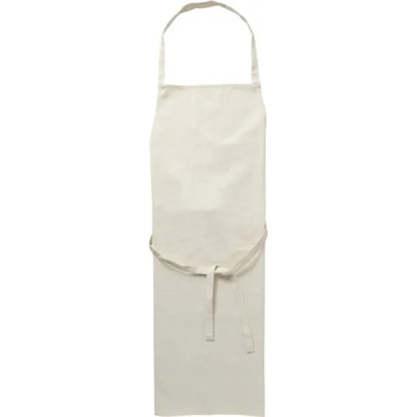  Cotton kitchen apron beige