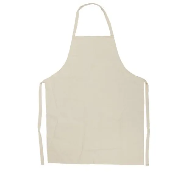  Cotton kitchen apron beige