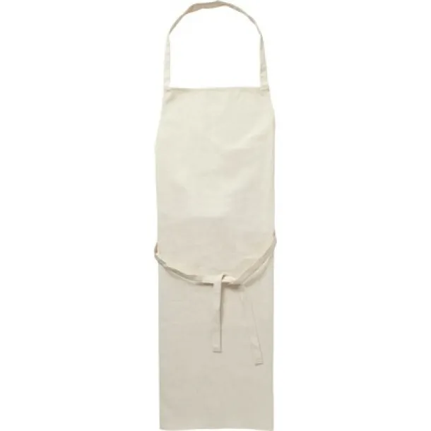  Cotton kitchen apron beige