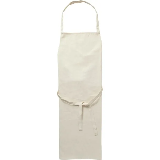  Cotton kitchen apron beige