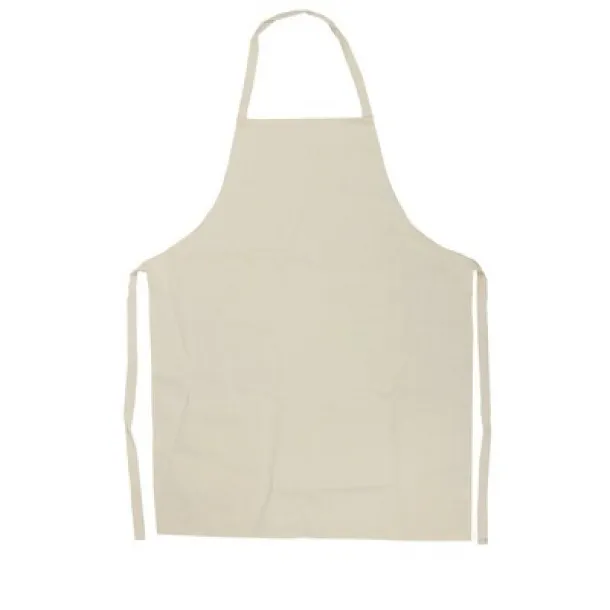  Cotton kitchen apron beige