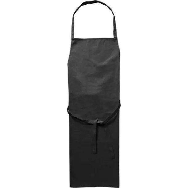  Cotton kitchen apron Crna